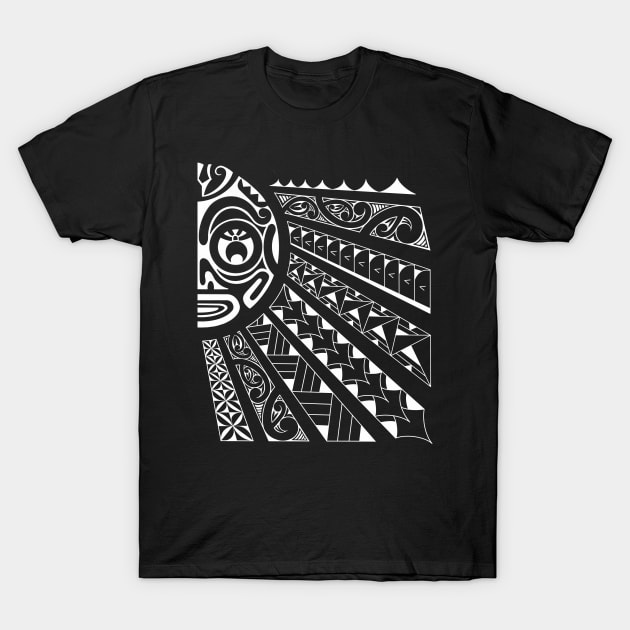 Polynesian sun tiki T-Shirt by Tikitattoo